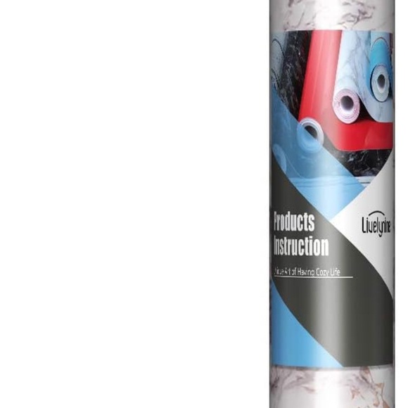 Livelynine Rose Marble Contact Paper Peel Self Adhesive Wallpaper 15.8” X 78.8” - Picture 4 of 7